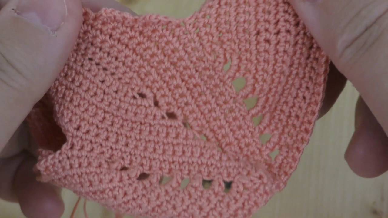 Flowers of Dunes crochet tutorial, lesson 6 - rudbeckia leaf