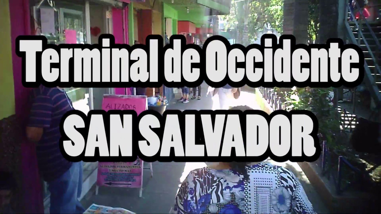 CAMARA OCULTA: Terminal de buses a Occidente en San Salvador
