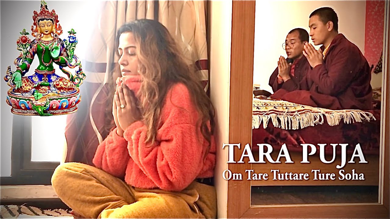 TARA PUJA , Dolma Pray , Om Tare Tuttare Ture Soha with Superstar Rekha Thapa COVID-19 Tara Puja