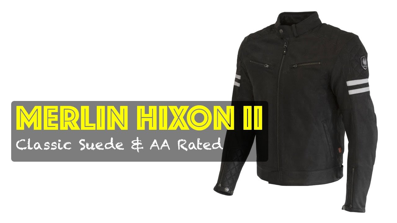 Merlin Hixon 2 - Suede Motorcycle jacket, supple and safe!