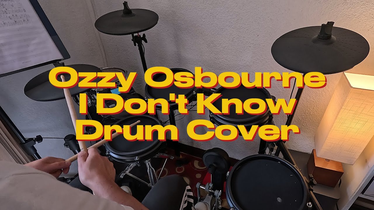 I Don't Know - Ozzy Osbourne | Drum Cover by Charlie Taracena