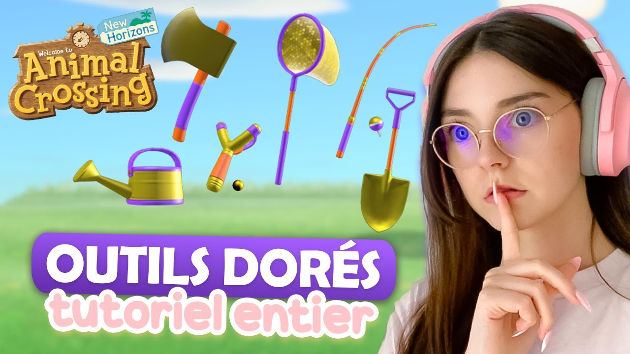 🧰 Comment avoir TOUS les OUTILS DORÉS sur Animal Crossing New Horizons ?
