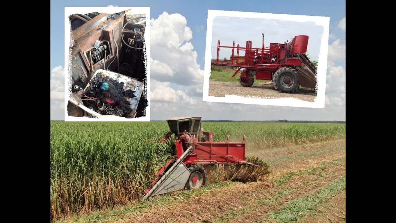 Burnt Cane Harvester Restored Back to Life!