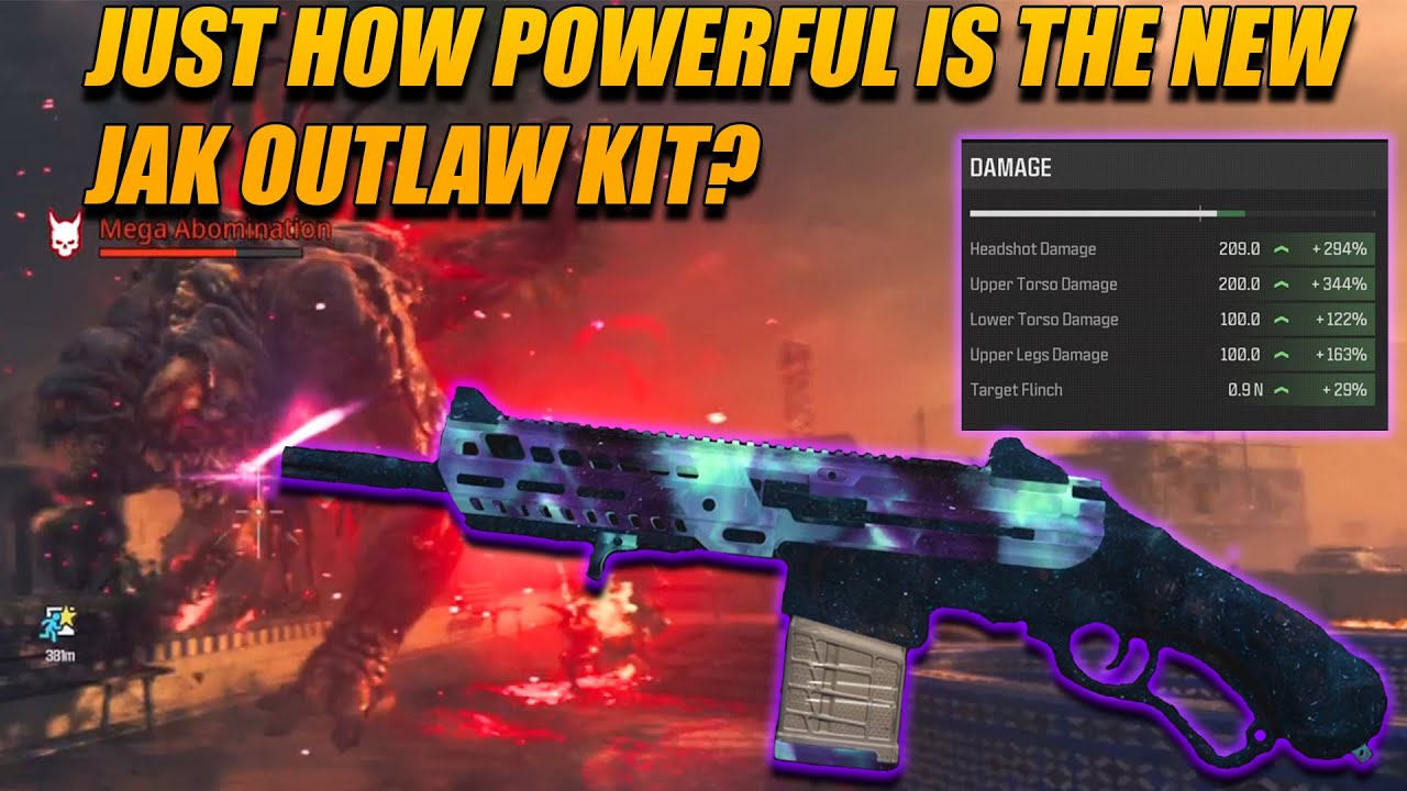 The NEW JAK Kit in MWZ should of been GODLY! Insane Damage buff!