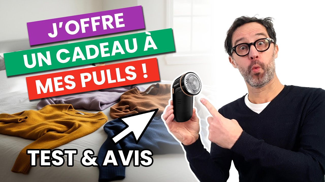 J'OFFRE UN CADEAU À MES PULLS ! : Un Rasoir Anti-Bouloche Philips ! - Test & Avis