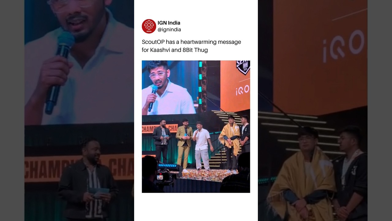 ScoutOP Shares a Heartfelt Message for Kaashvi and 8Bit Thug