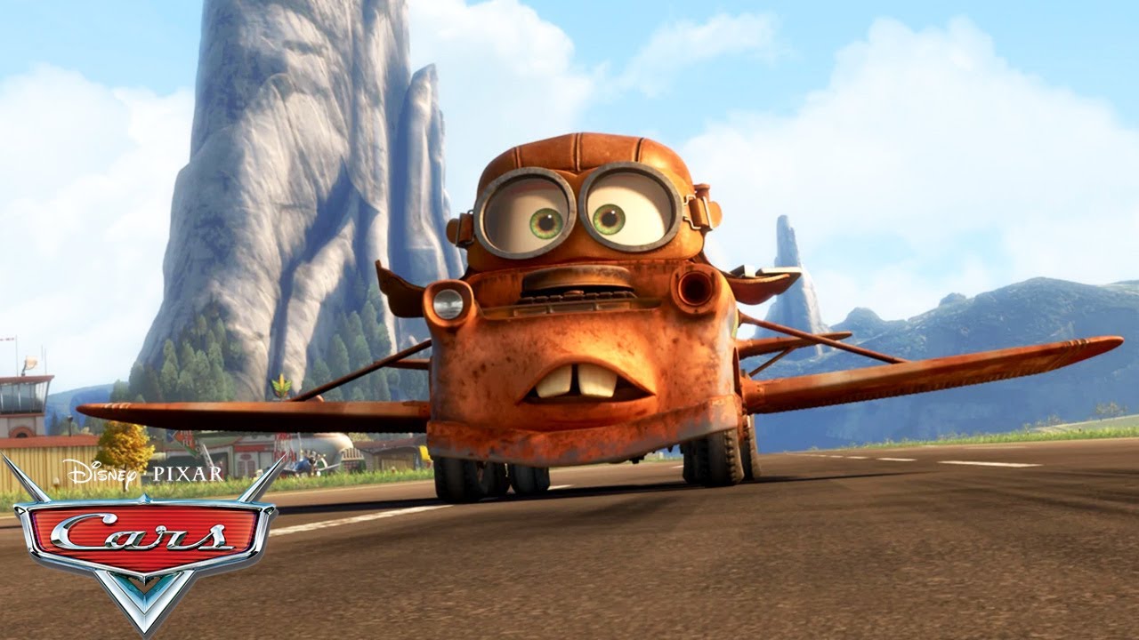 Mater Learns How to Fly! | Pixar Cars | @disneyjr