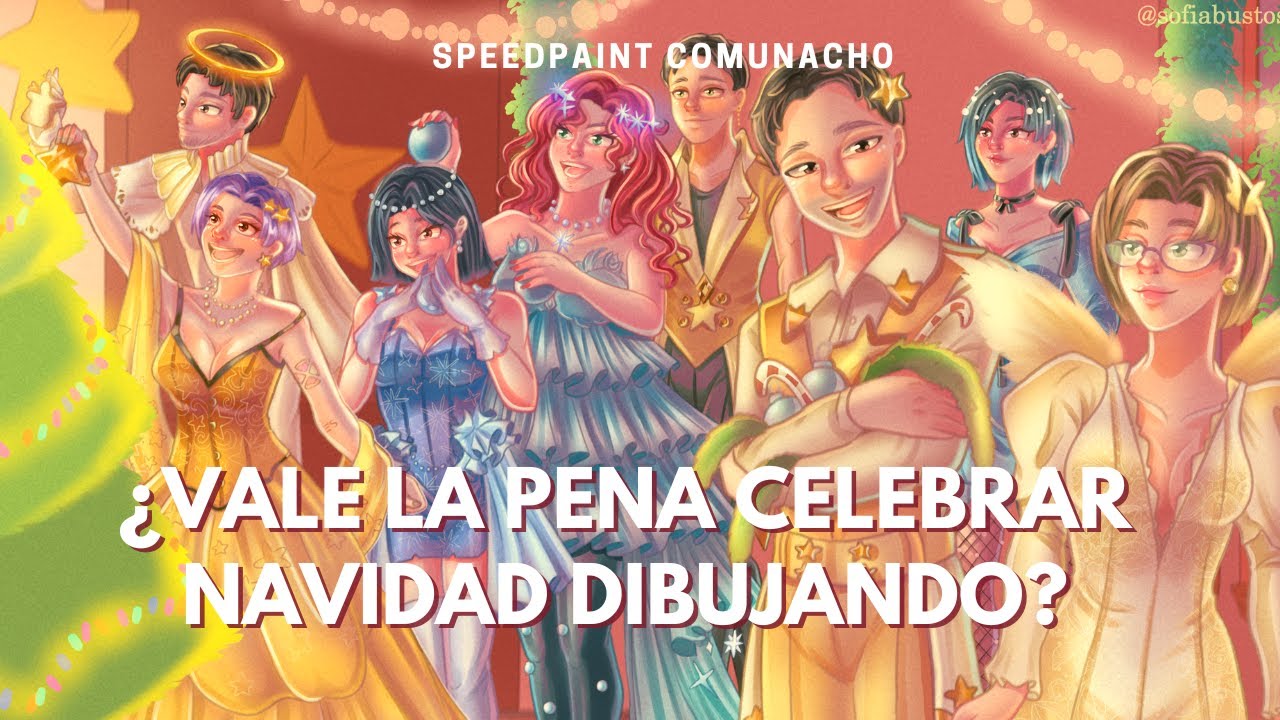 &iquest;TERMIN&Eacute; EL DIBUJO NAVIDE&Ntilde;O EN A&Ntilde;O NUEVO?【Speedpaint comunacho】
