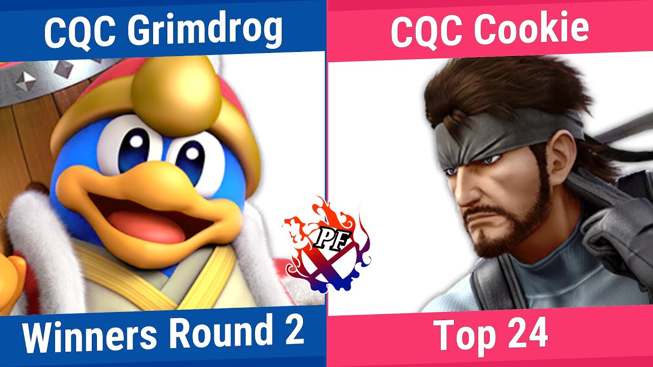 [NoPulse Factor #1] Top 24 - CQC | Grimdrog (King Dedede) VS CQC | Cookie (Snake)