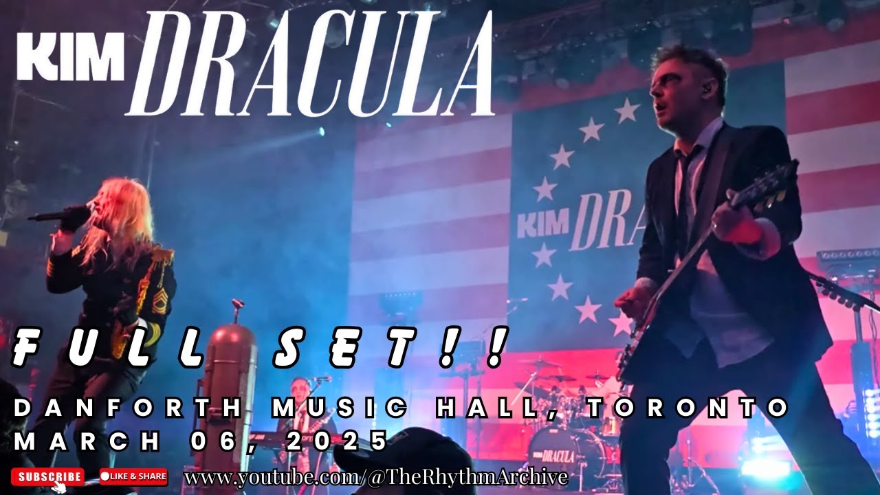 KIM DRACULA | Full Set | Theatrical Metal Madness Live |Danforth Music Hall |Toronto |March 06, 2025