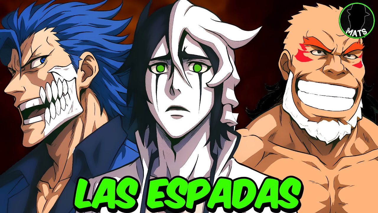 ¡EL PODER de las 12 ESPADAS de SOSUKE AIZEN en Bleach!