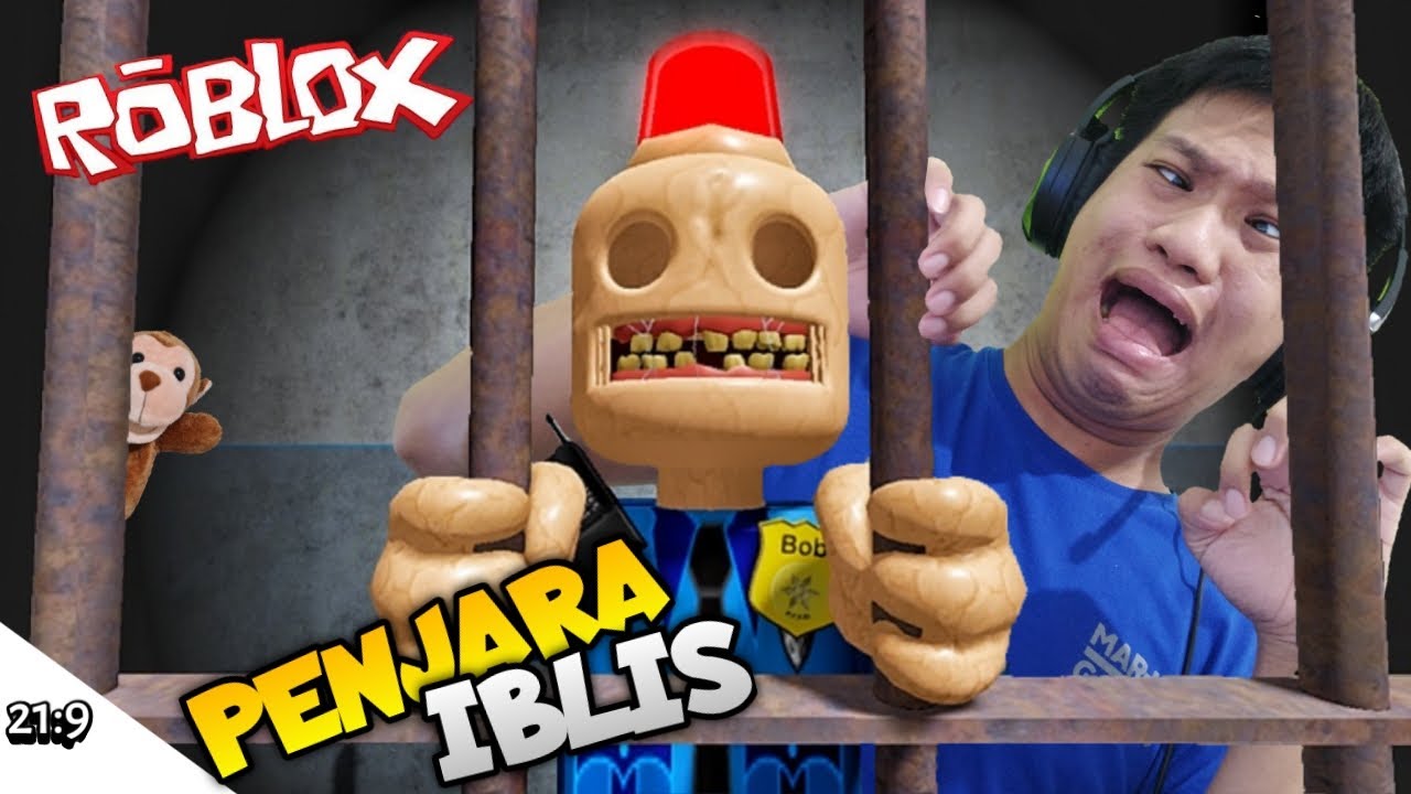 JANGAN MAU MASUK PENJARA DISINI!! AUTO JANTUNGAN!!! Roblox Prison Escape [DUB INDO] ~Ada Kuntilanak!