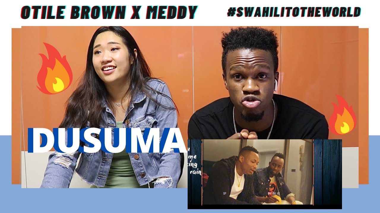 Reacting on Otitis Brown X Meddy for the 1st time - Dusuma + Learn Swahili | Swahilitotheworld