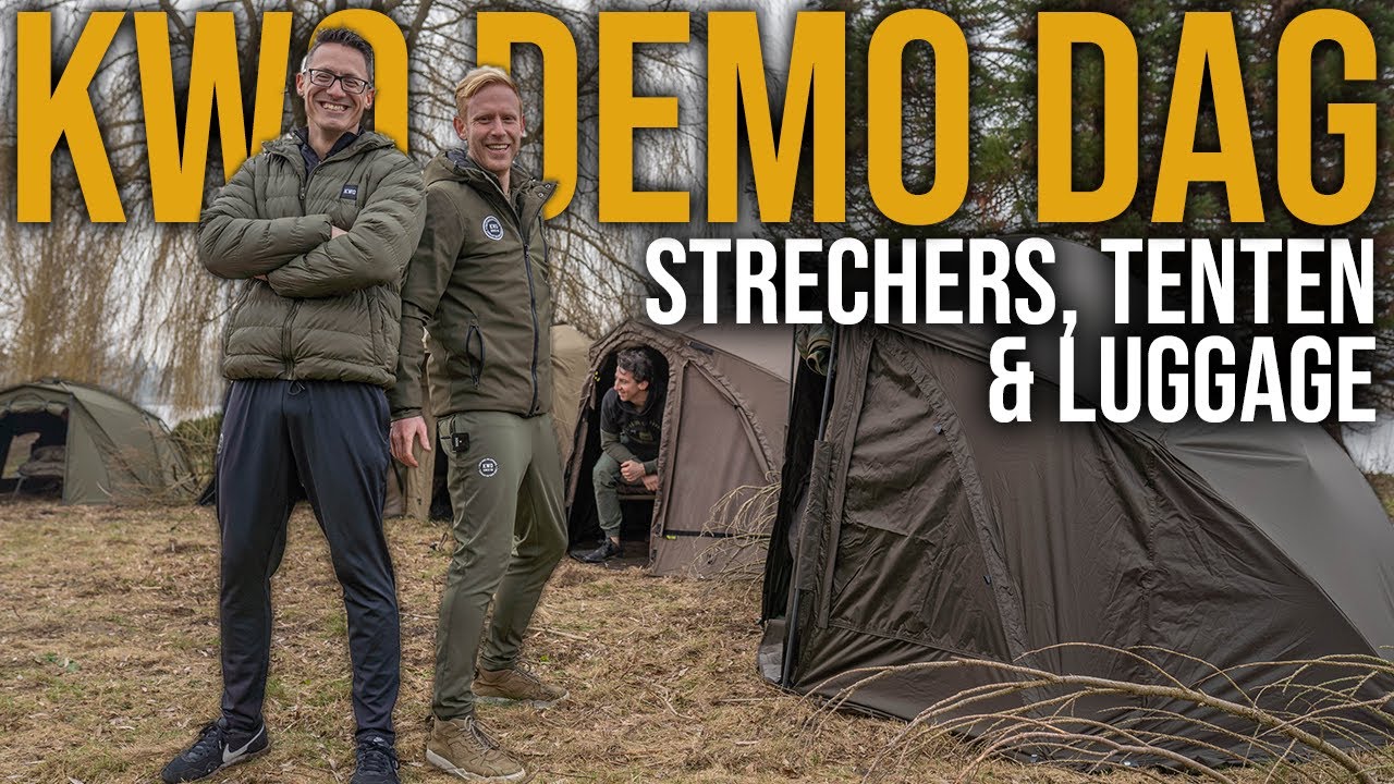 REVIEW'S & UITLEG over tenten, stretchers, luggage en meer! - KWO Demo Dag #1 op de Koperen Plas