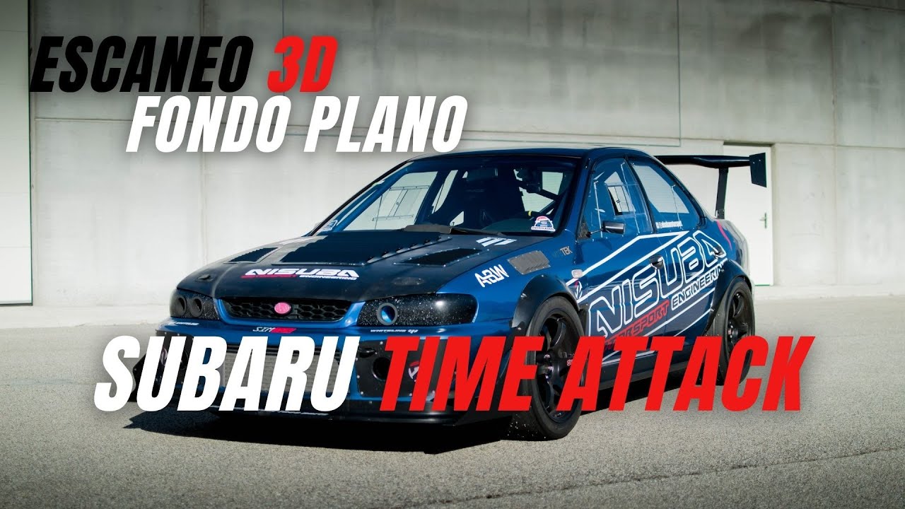 Lip sobredimensionado Subaru TIME ATTACK - ESCANEO 3D (Parte 1)