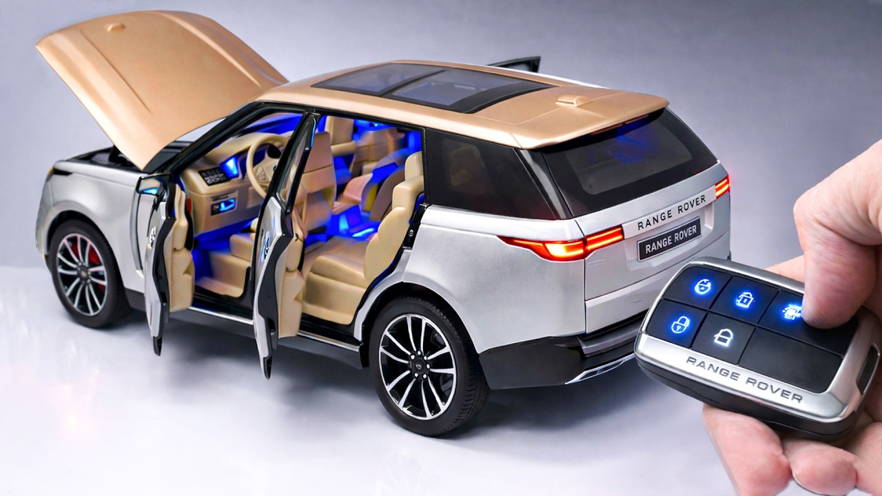 Unboxing of Range Rover SUV 1:18 Scale Diecast | Highly Detailed Model | Realistic Diecast