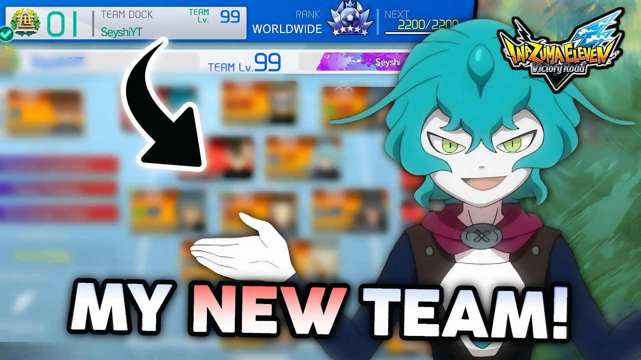 MY NEW TEAM After *450 HOURS* In Inazuma Eleven Victory Road!🤩