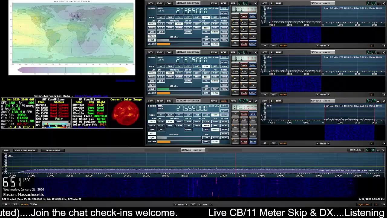 Live CB Radio Videogates Skip & DX 0614 - WE GOT THE DX!