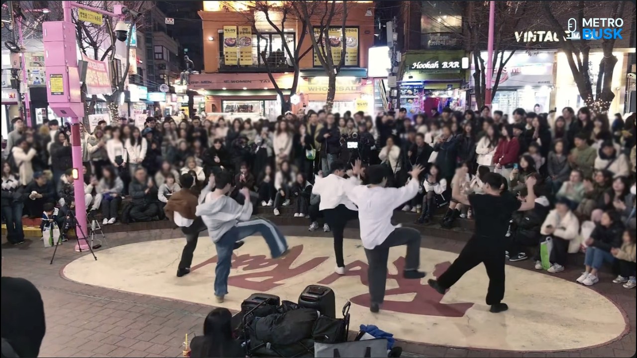[4-cam 2K Live] HAF (하프) | K-POP Dance Hongdae Busking, Seoul (2026.02.28)
