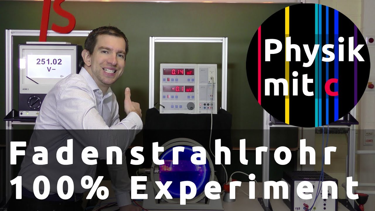 Fadenstrahlrohr - Massenbestimmung des Elektrons