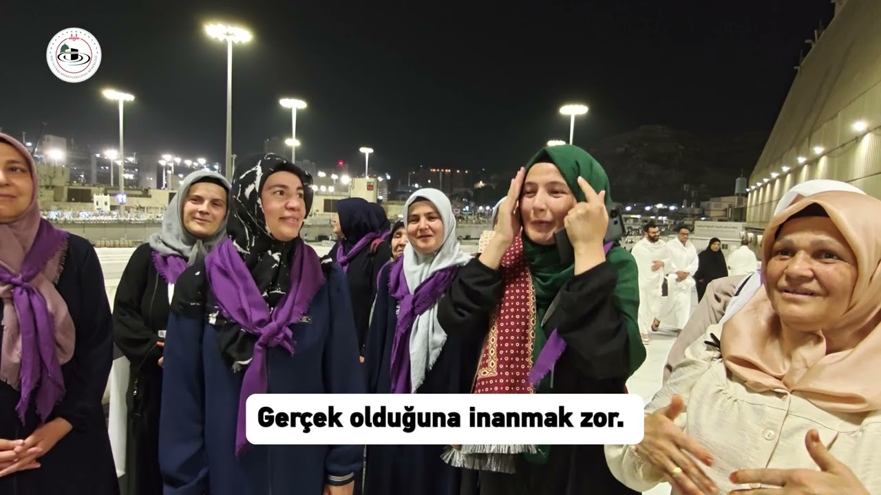 Kâbe’yi görmek işitme engelli vatandaşlarımız için tarifsiz bir anlam taşıyor.