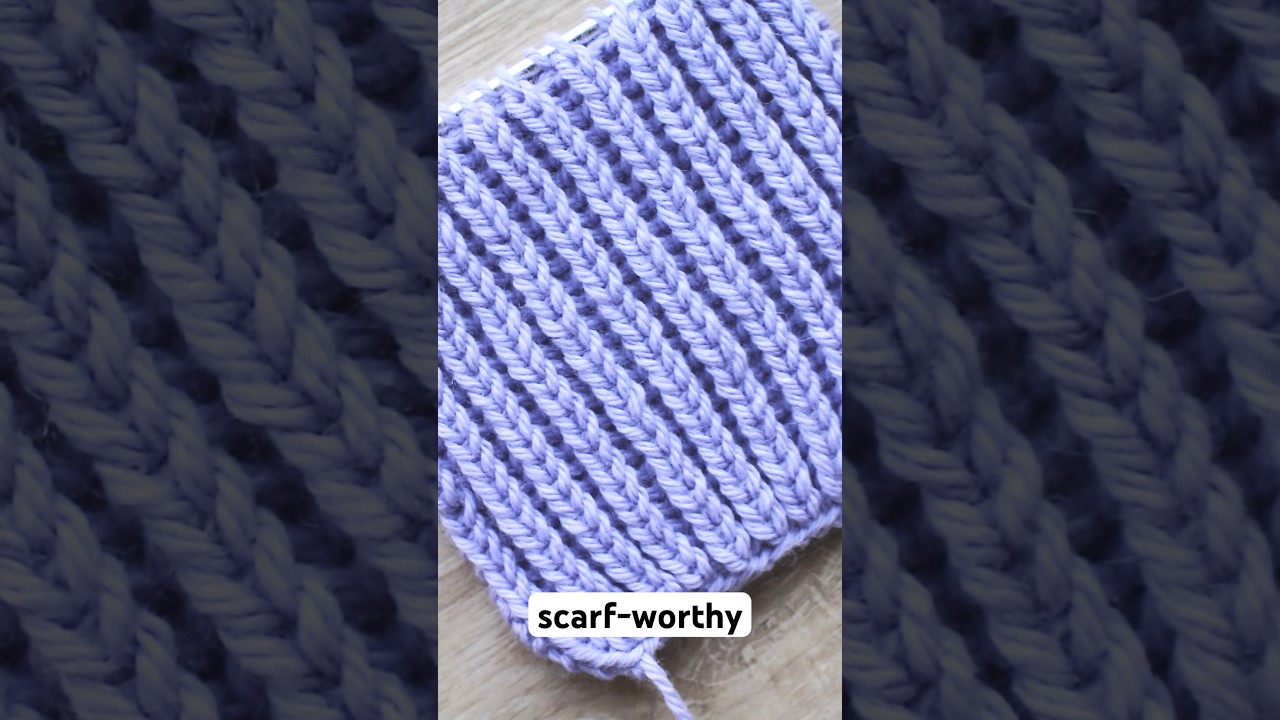 Fisherman&rsquo;s rib: a scarf-worthy stitch #knitting