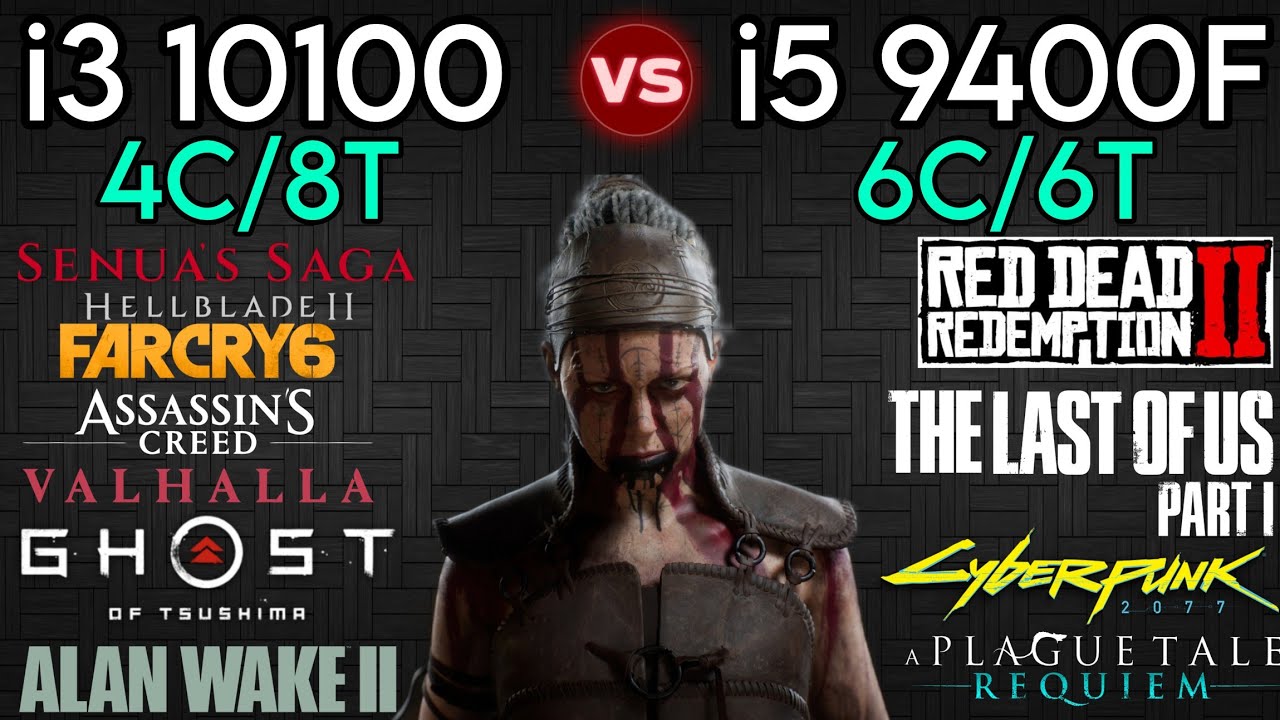 i3 10100 vs i5 9400F - Which Is Better ? Test In 13 Games - ft. RTX 4070 Super