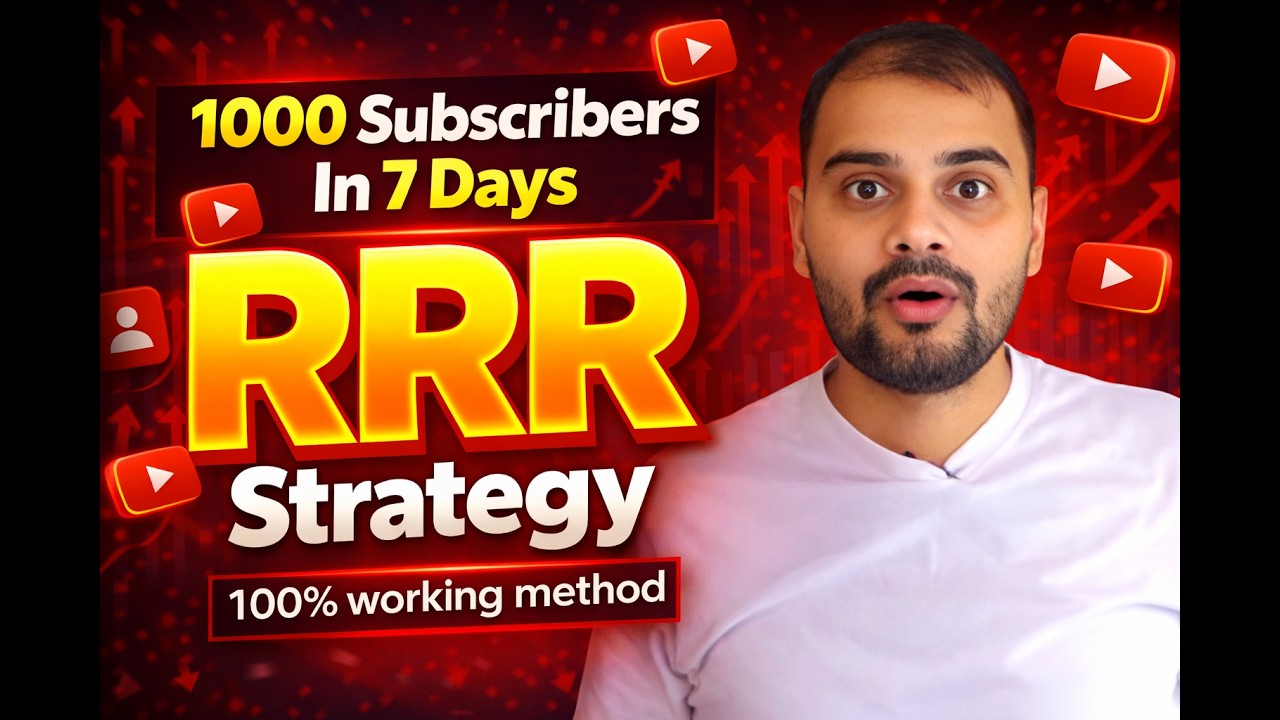 1000 Subscribers in 7 Days 🚀 | 2026 ka SECRET RRR Strategy (Koi Nahi Batayega! 🔥) | Real Digital
