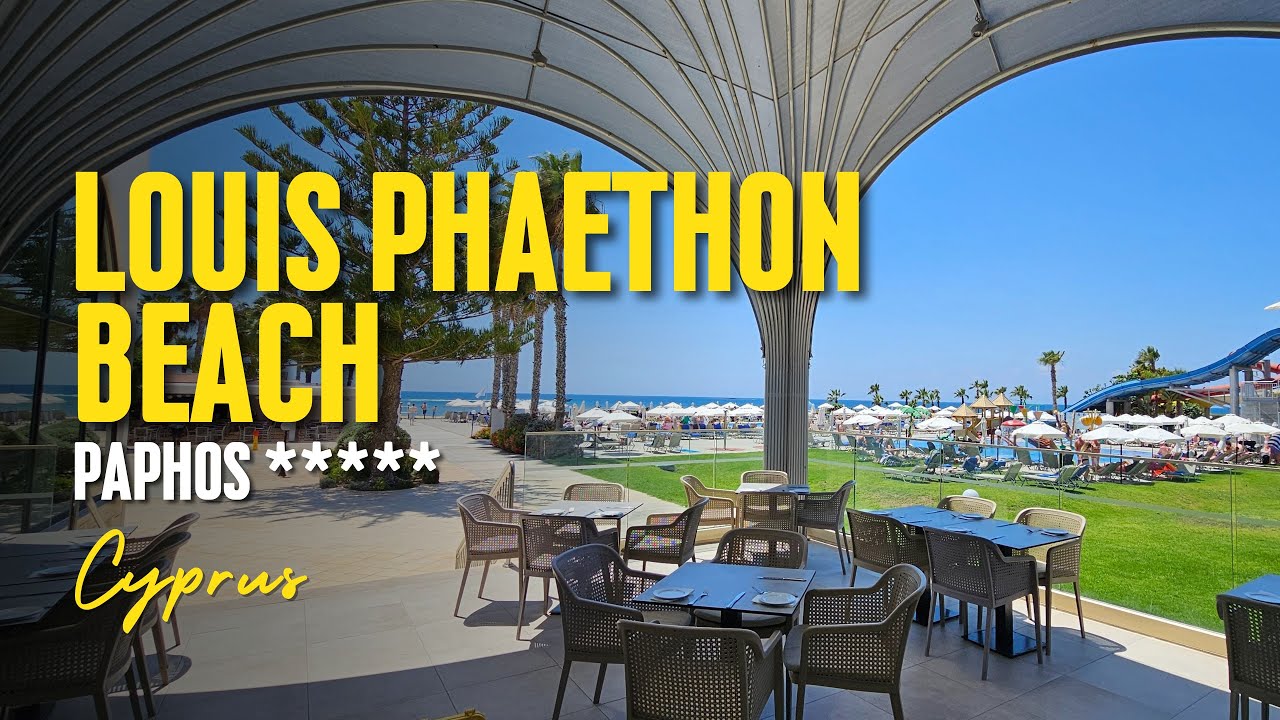 🎥🌴 Откройте для себя пляж Louis Phaethon в Пафосе, Кипр! 🏖️🌅