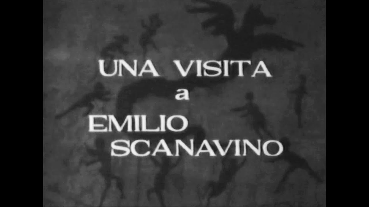 Una visita a Emilio Scanavino (1961)  |  Milano