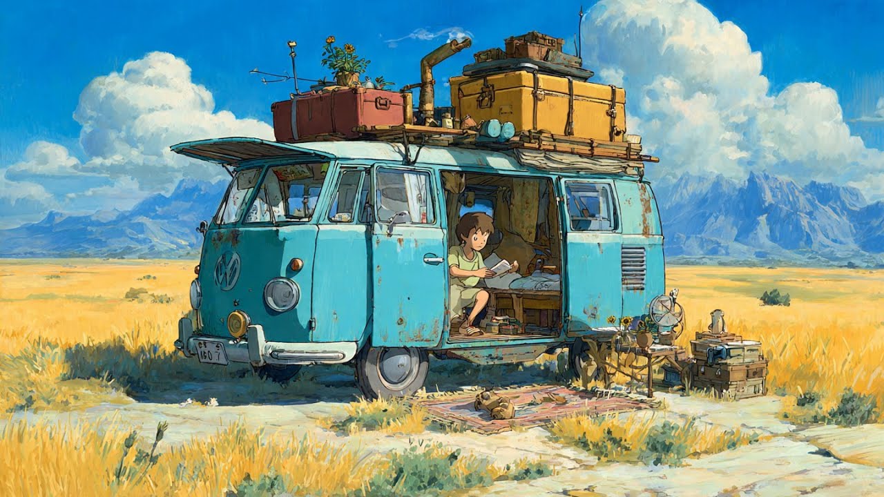 🚐 Midnight Van Ride Lo-fi | Road Trip Chill Mix for Focus & Relax