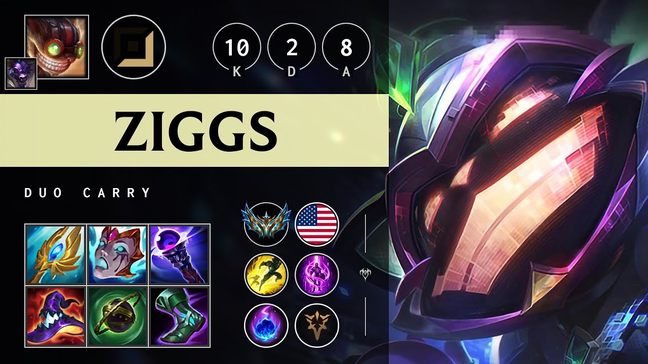 Ziggs Carry vs Corki: Godlike - NA Challenger Patch 14.23