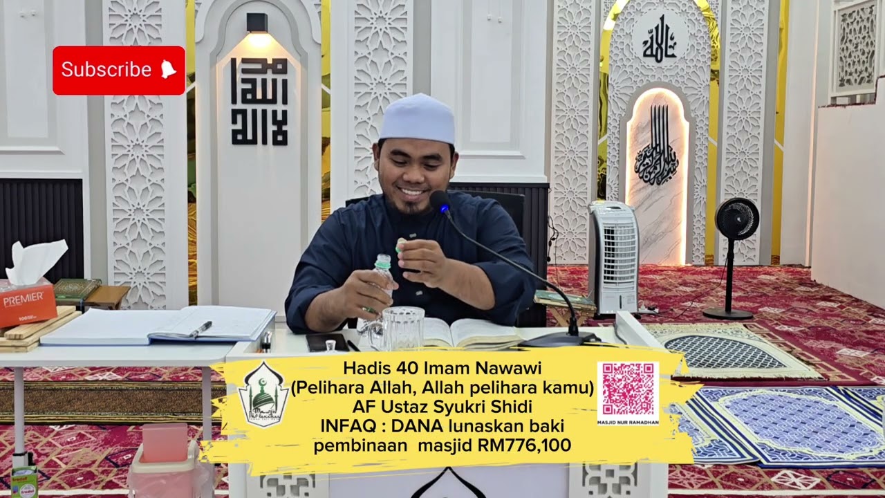 KULIAH MAGHRIB 12 Jan 2026 ISNIN Hadis 40 Imam Nawawi AF Ustaz Syukri Shidi