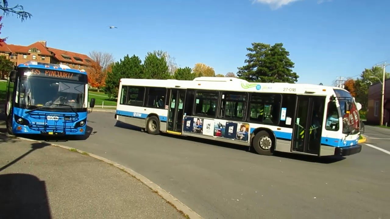 MONTREAL OLDER STM BUSES OCTOBER 8 - 24, 2020
