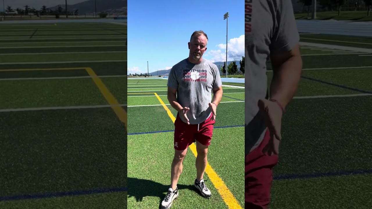 3 keys to better run blocking out of a 2 point stance for offensive lineman. 
