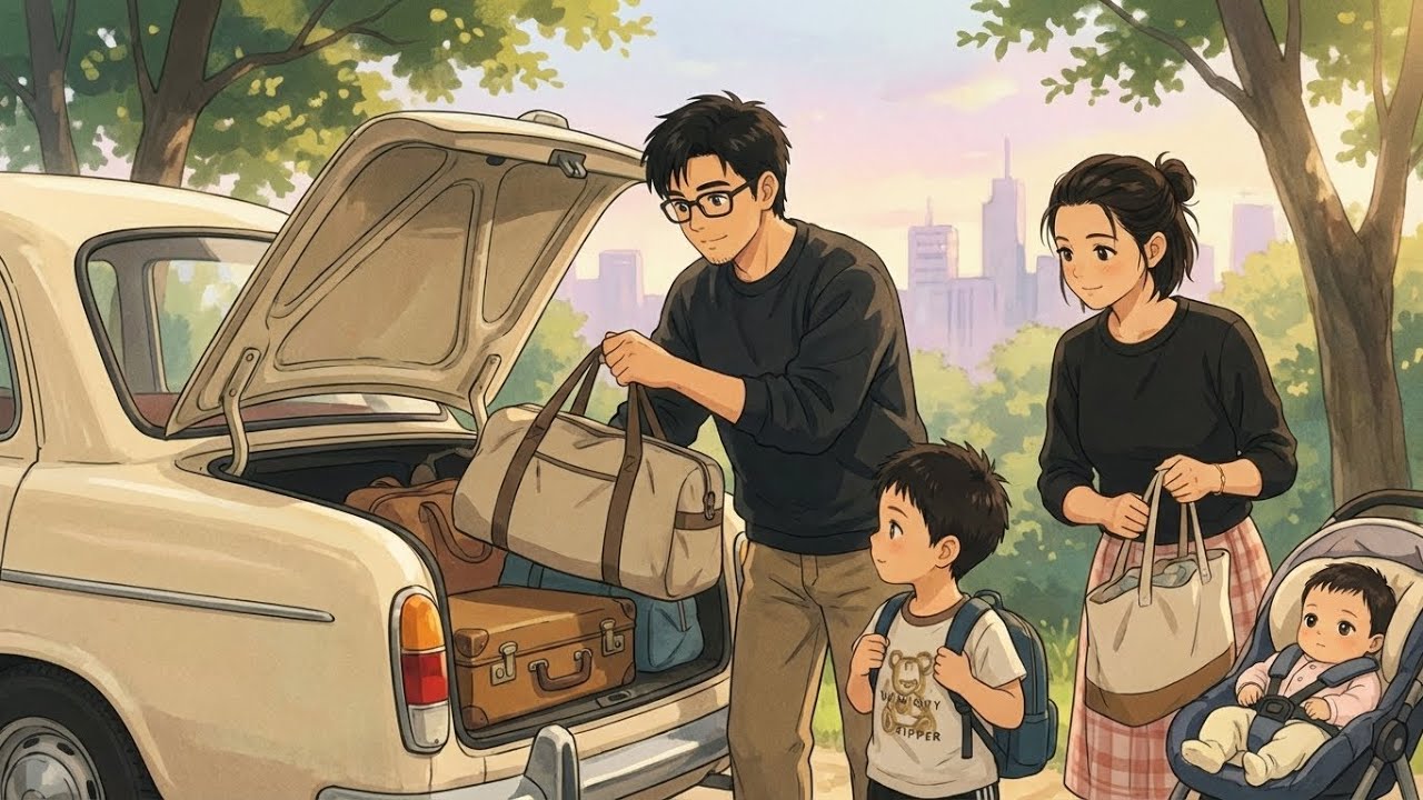 The day our family decided to leave the city and return to our hometown | Ben's Ghibli-Style story