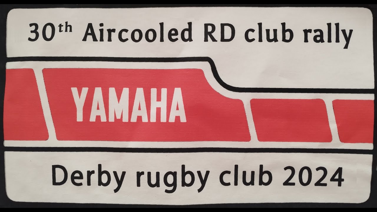 Aircooled RD Club 30th Rally at the Derby Rugby Club 2024. RD400, RD350 RD250