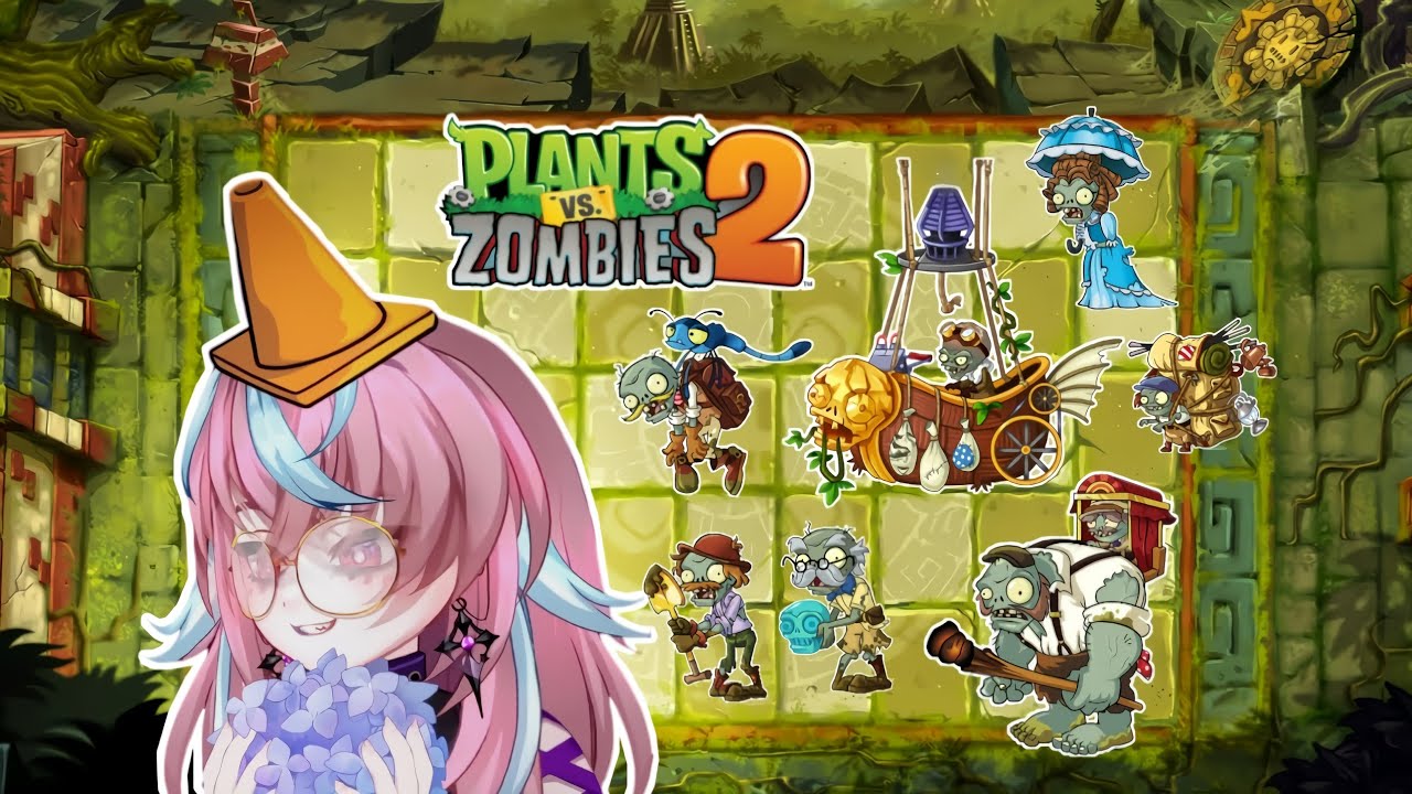Emikukis juega PvZ 2 por primera vez, Ciudad Perdida 🪙 Mundo Completo