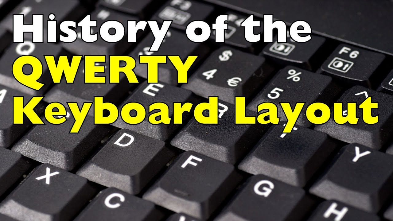 История раскладки клавиатуры QWERTY