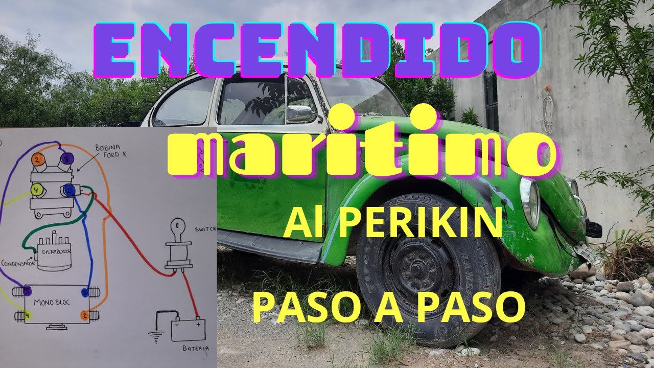 ENCENDIDO MARITIMO CON BOBINA FORD K AL PERIKIN/Restauracion de vocho abandonado/Parte#10