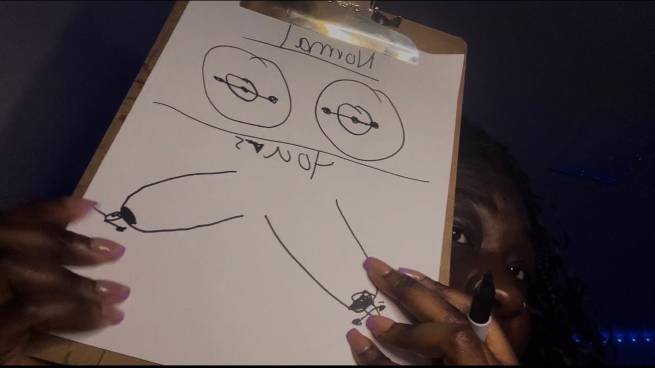 ASMR:  Piercing your huge breast 🍒🪡