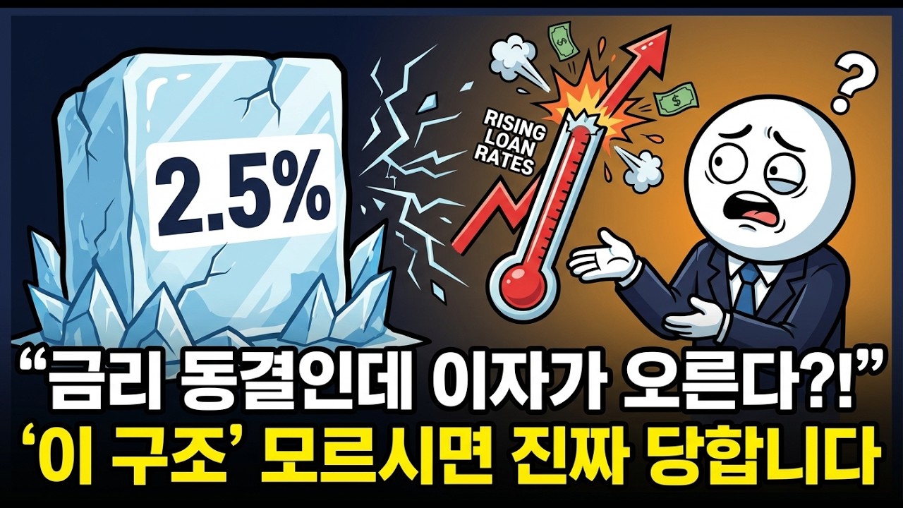 금리 동결인데 대출이자가 오른다, 코픽스의 비밀 | 대출자 예금자 필수 시청
