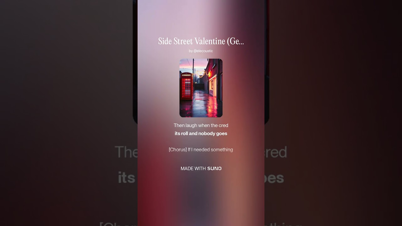 Side Street Valentine (George Tribute)