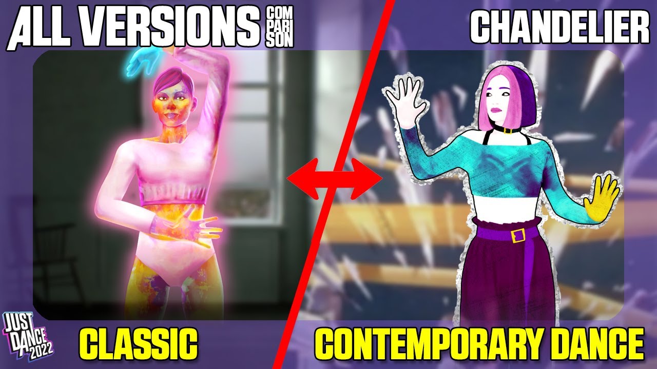 COMPARING CHANDELIER | JUST DANCE COMPARISON [ALL VERSIONS]