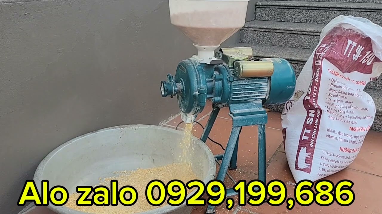 Máy nghiền ngô mảnh,máy xay bắp,máy đập bắp,máy xay bột khô a150