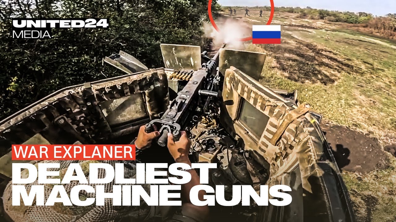 These Machine Guns Are Crushing Russian Forces ❗️ Browning M2, DShK, KPVT, MG42, MG3 in Action