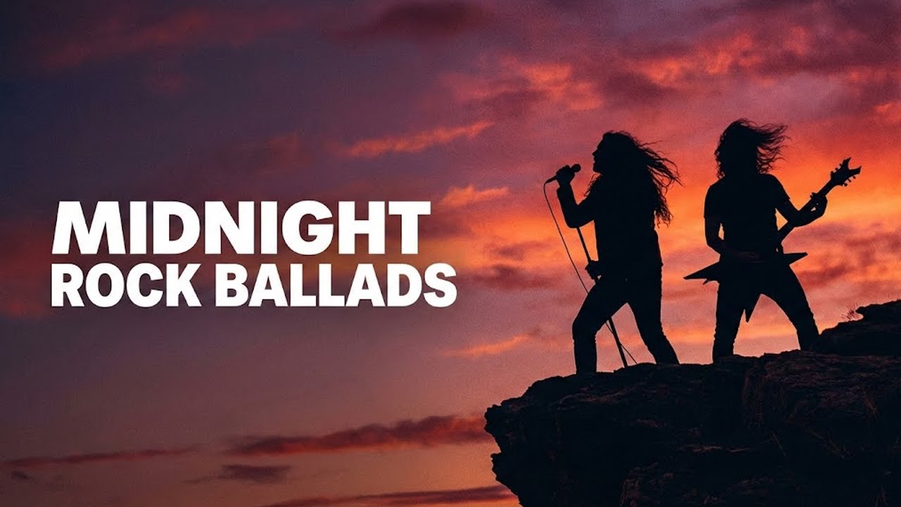 Midnight Rock Ballads – Emotional Slow Rock for Lonely Nights (1 Hour Playlist) ⭐