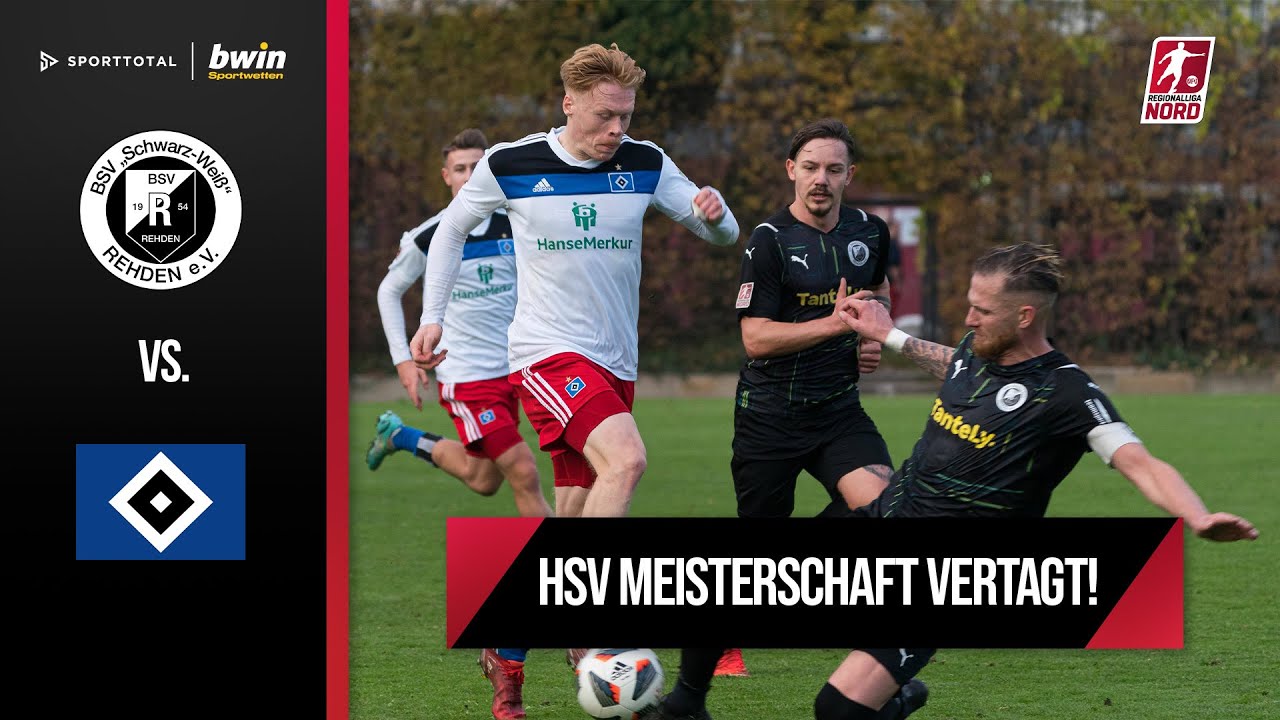 Abstiegskampf trifft auf Meisterschaftsambitionen | BSV Rehden - Hamburger SV II | Regionalliga Nord