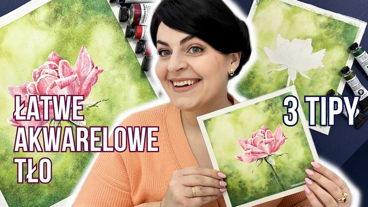 Jak malować podstawowe tło w akwareli? 3 Tipy na tło