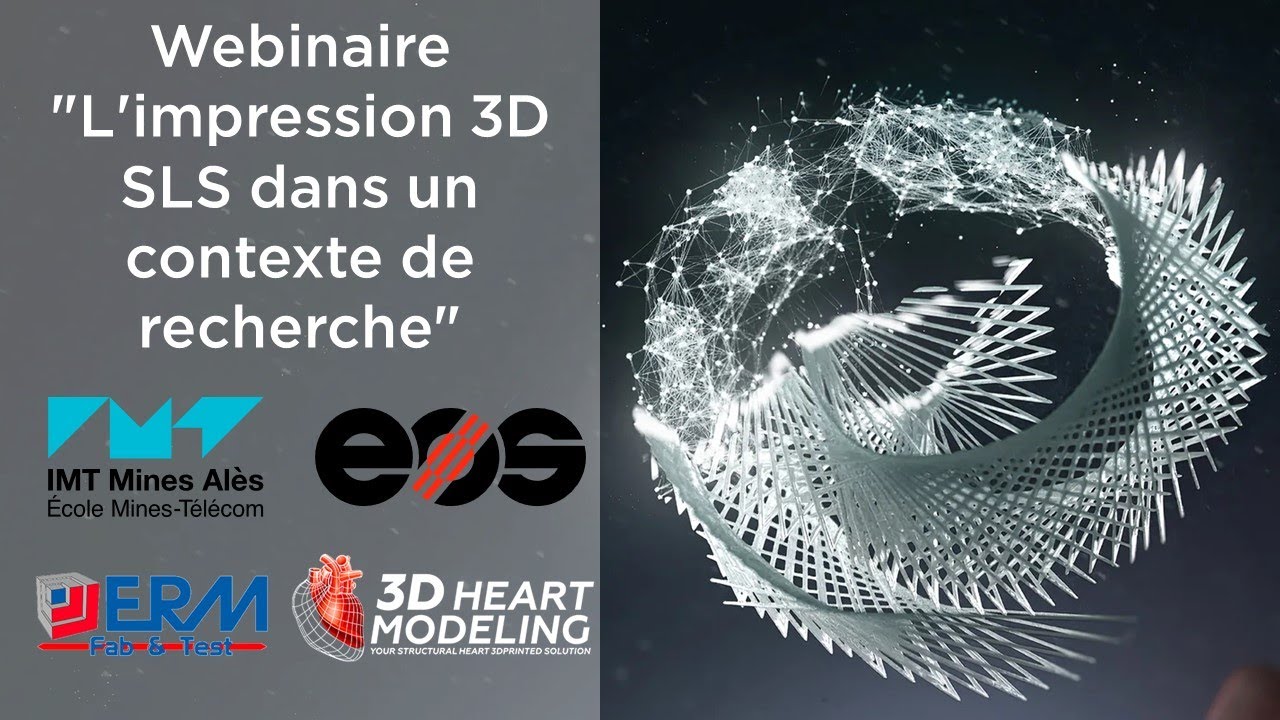 Webinaire : L'impression 3D SLS dans un contexte de recherche
